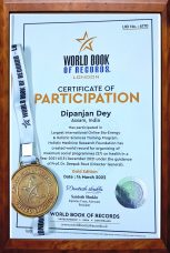 World Book of Record - Dipanjan Dey (Rupam)